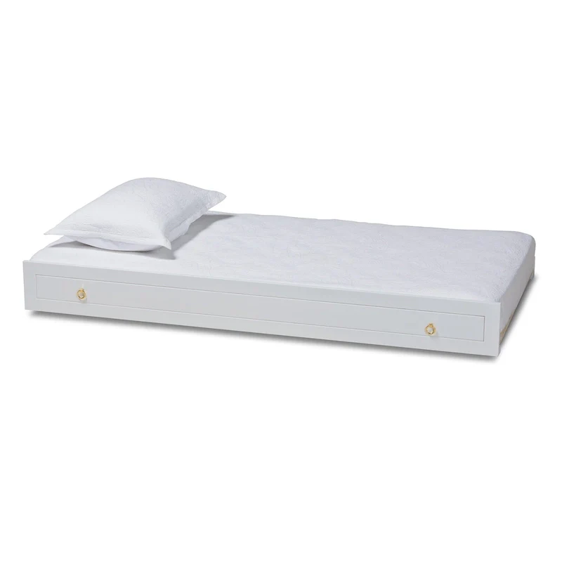 Alya Classic Traditional Farmhouse Twin Size Trundle (Trundle Only)