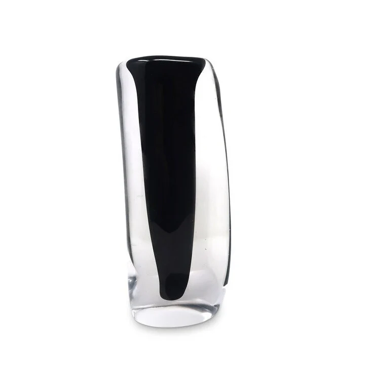 11.5 H Glass Double Wall Vase with Inner