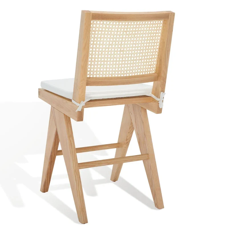 SAFAVIEH Couture Colette Rattan 22-inch Counter Stool - 18W x 23D x 38H