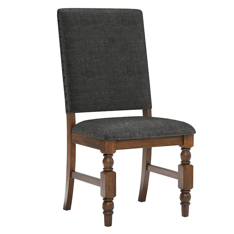 Flatiron Nailhead Upholstered Dining Chairs (Set of 2) by iNSPIRE Q Classic