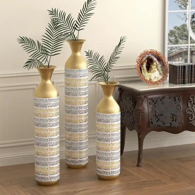 High Floor Vase Flowers Set of 3