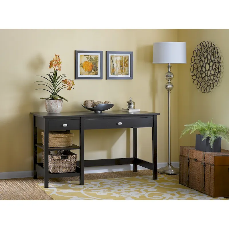 Broadview 54W Computer Desk with Shelves by Bush Furniture