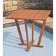 Royal Tahiti Balau 28-inch Patio Square Inverted Table