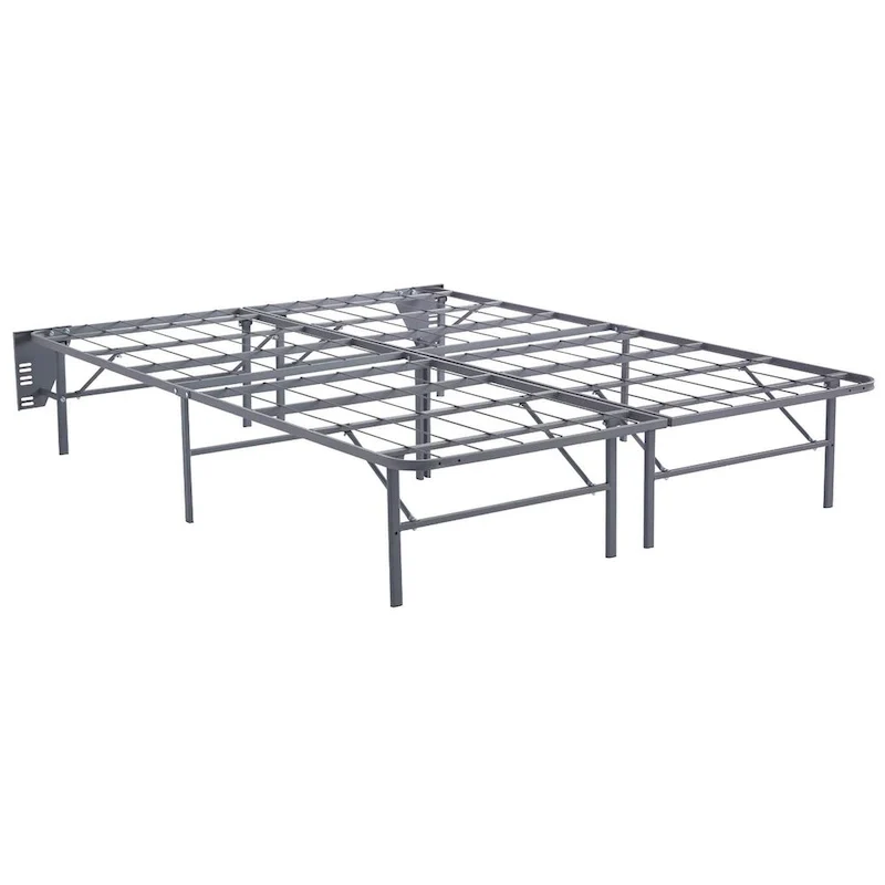 Better than a Boxspring Gray Queen Riser