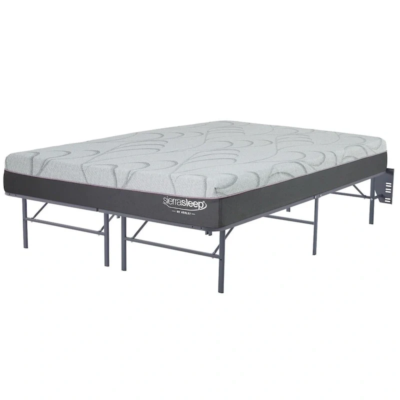 Better than a Boxspring Gray Queen Riser