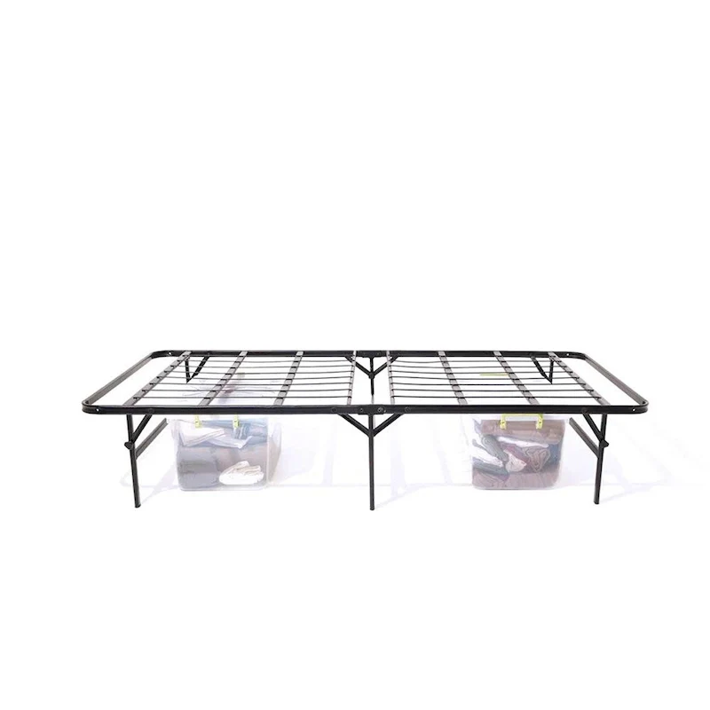 Brookside Full-size Platform Bed Frame and Box Spring in One Foldable Bed Base