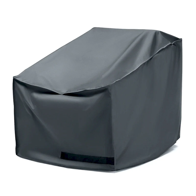 Vistano 4 Piece Polyester Outdoor Patio Fire Seating Deluxe Furniture Covers - Grey