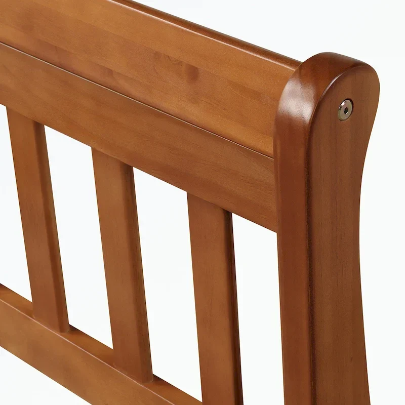 Wood Platform Bed with Headboard/Footboard/Wood Slat Support