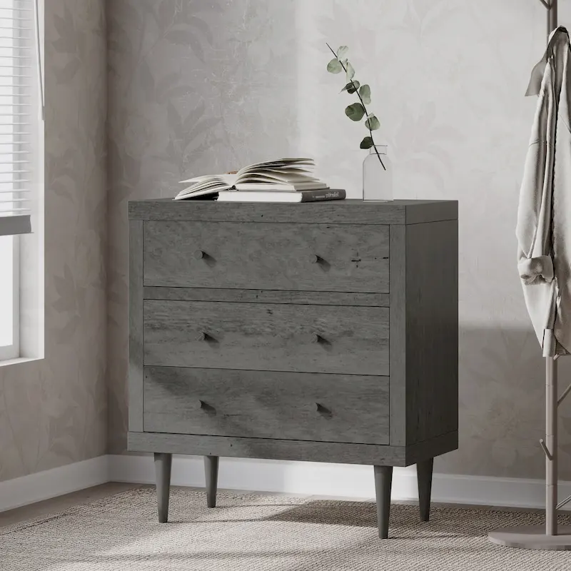 Nystrom Mid Century Modern 3 Drawer Chest by Christopher Knight Home