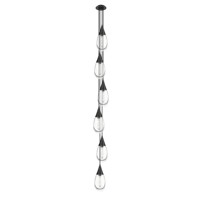 Innovations Lighting Milan - 6 Light 4  Cord Hung Multi Pendant - 6  Canopy