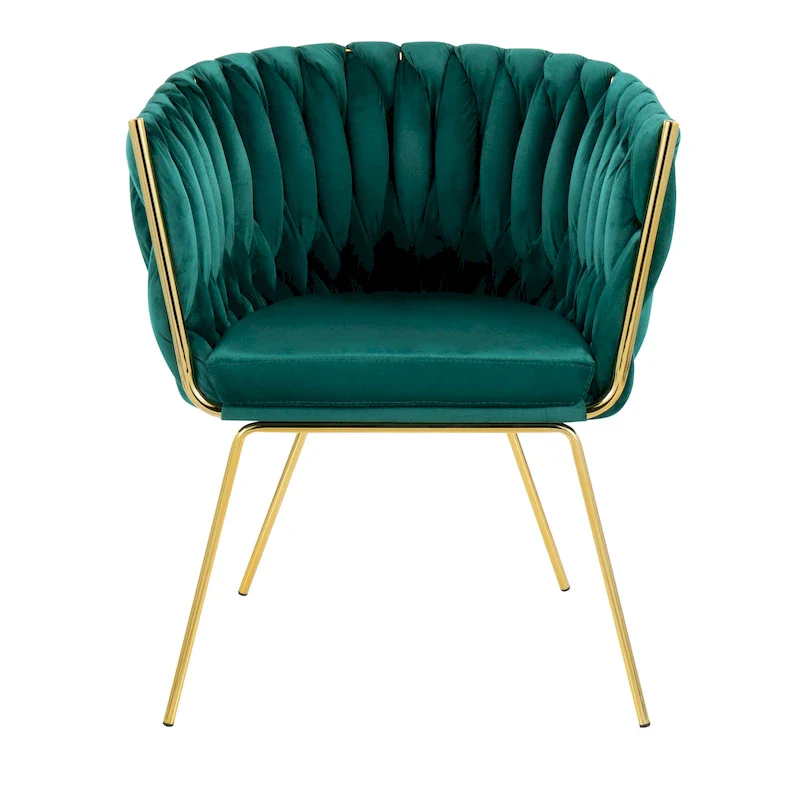Silver Orchid Braided Erika Chair