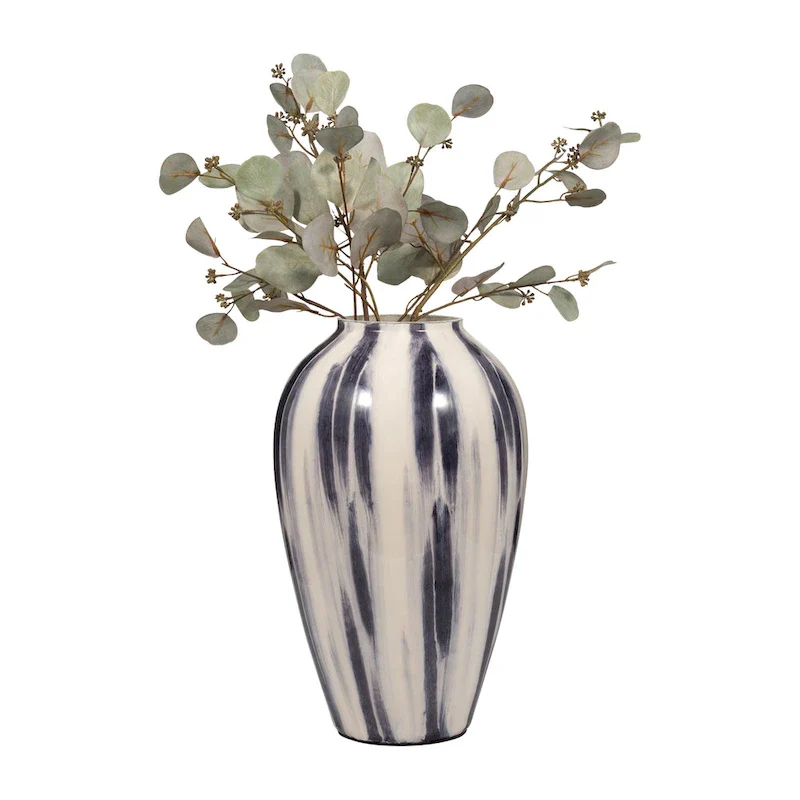 Sagebrook Home's Abstract Pattern Glass Vase
