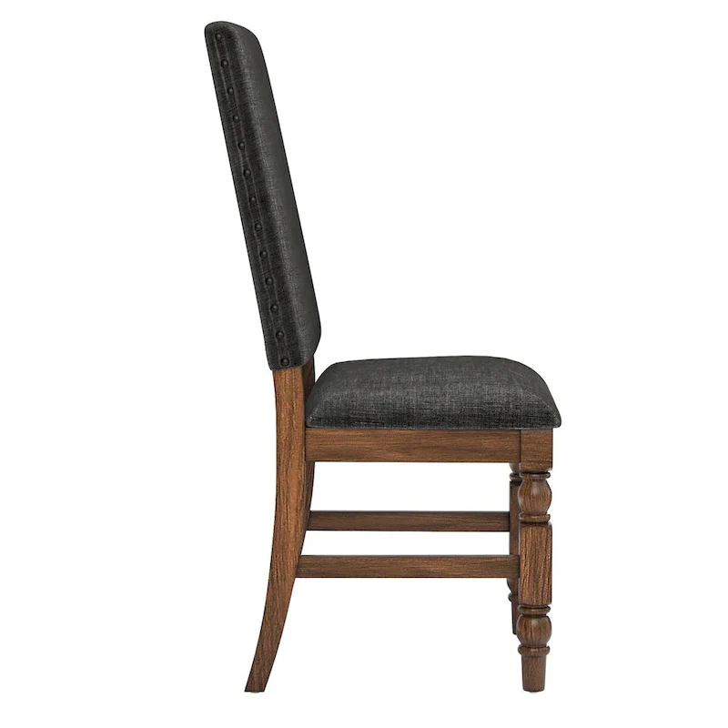 Flatiron Nailhead Upholstered Dining Chairs (Set of 2) by iNSPIRE Q Classic