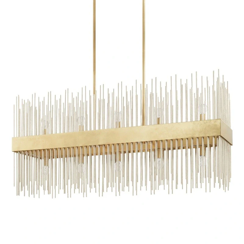 Lena 10-light Fire and Ice Island Fixture
