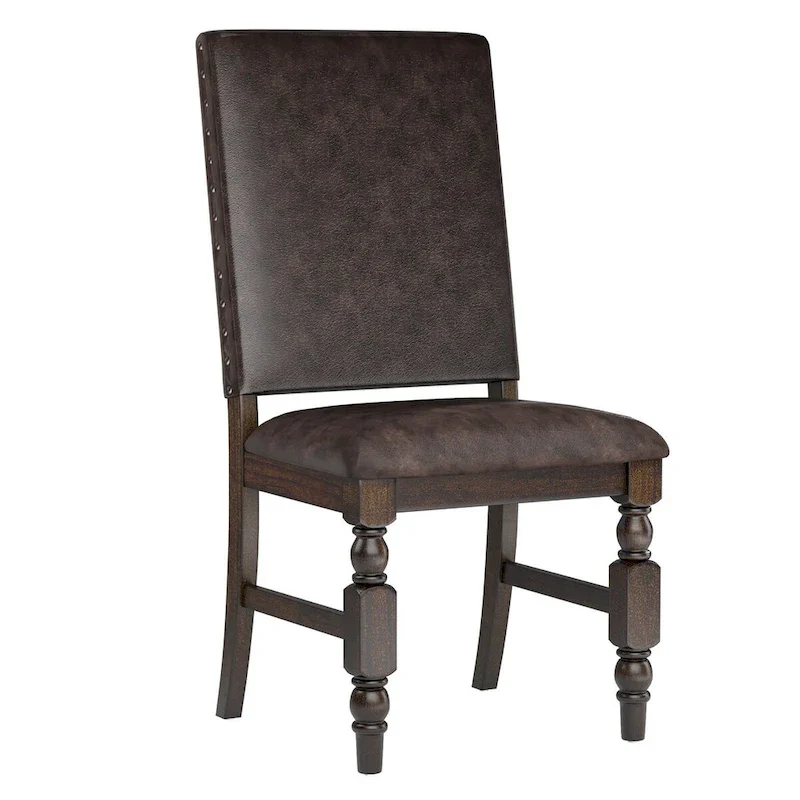 Flatiron Nailhead Upholstered Dining Chairs (Set of 2) by iNSPIRE Q Classic