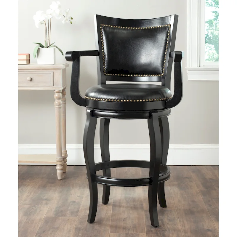 SAFAVIEH Candice Sierra Brown 29-inch Bar Stool - 25Wx24Dx46H