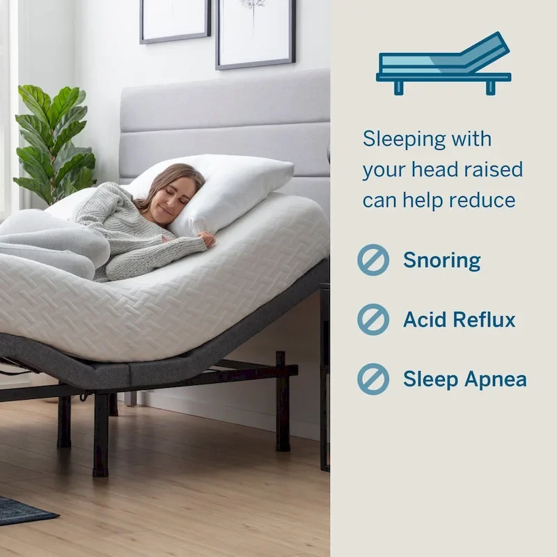 Lucid Deluxe Adjustable Bed Base