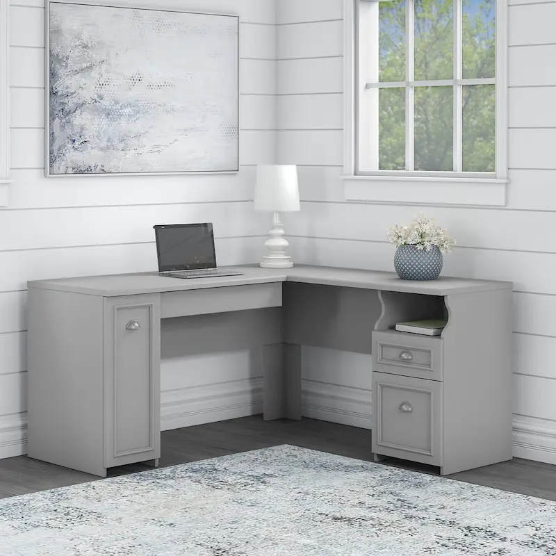 L-Shaped Desk, 60