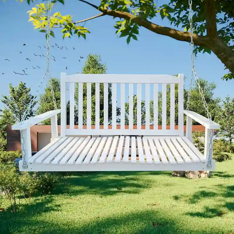 Front Porch Swing with Armrests