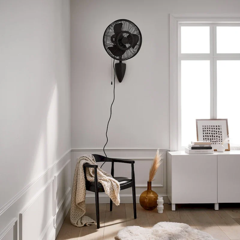 Kichler Lighting Pola Collection 18-inch Satin Natural Bronze Wall Fan