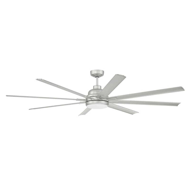 Craftmade Rush 72  Hangdown Only Indoor/Outdoor Ceiling Fan, Smart Wi-Fi Enabled Remote & Integrated LED Light Kit