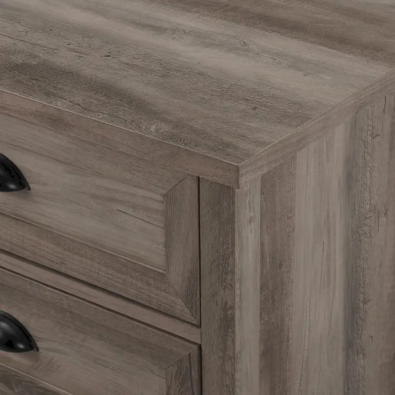 Middlebrook Designs 3 Drawer Farmhouse Nightstand