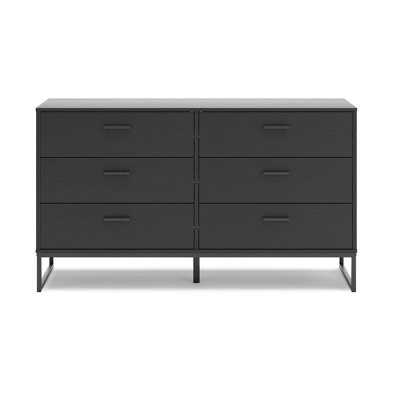 Signature Design by Ashley Socalle Black Dresser