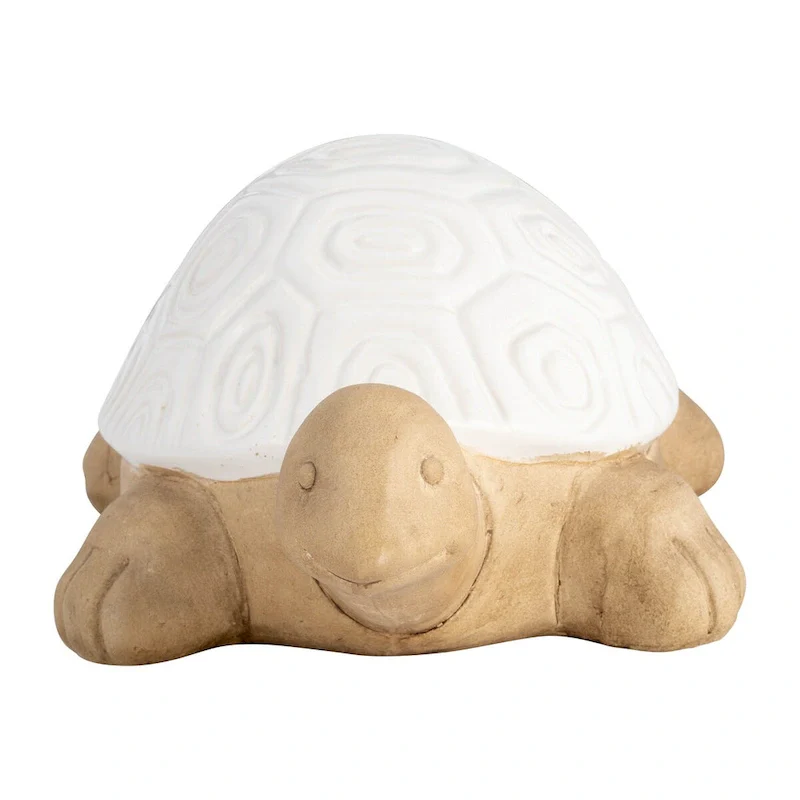 Sagebrook Home 13  Ceramic Tortoise Sculpture Decor For Home or Garden Decor - 13  x 9  x 6