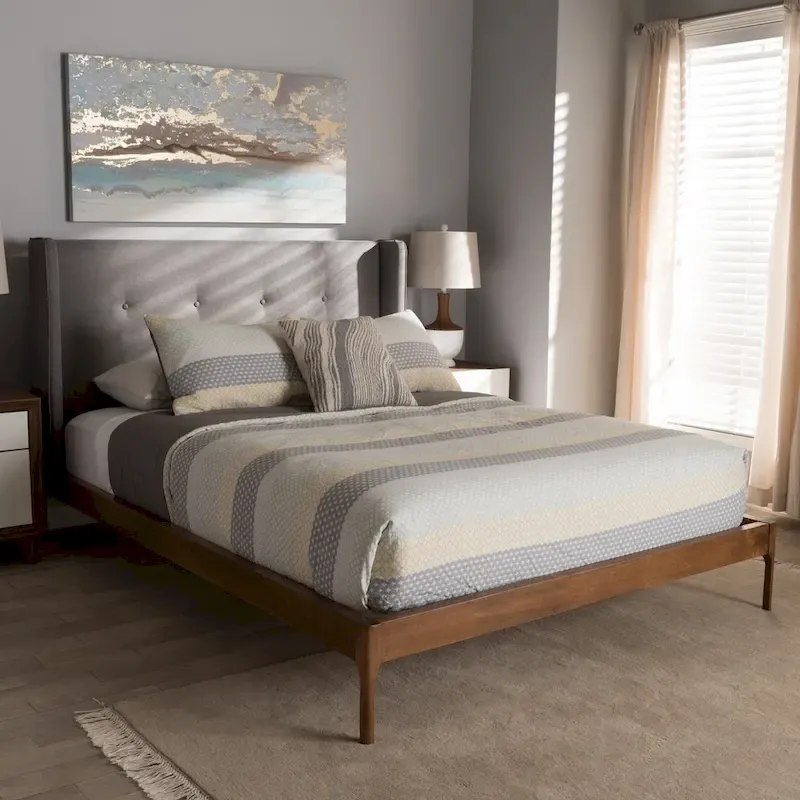 Carson Carrington Helsinki Mid-century Platform Bed