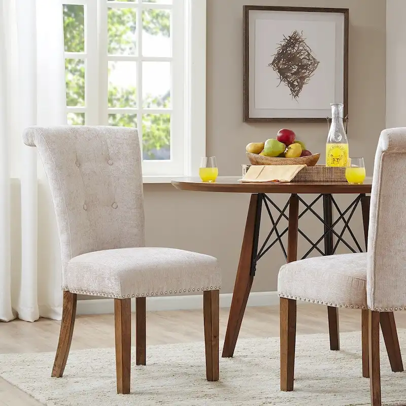 Madison Park Weldon Cream Dining Chair (Set of 2)