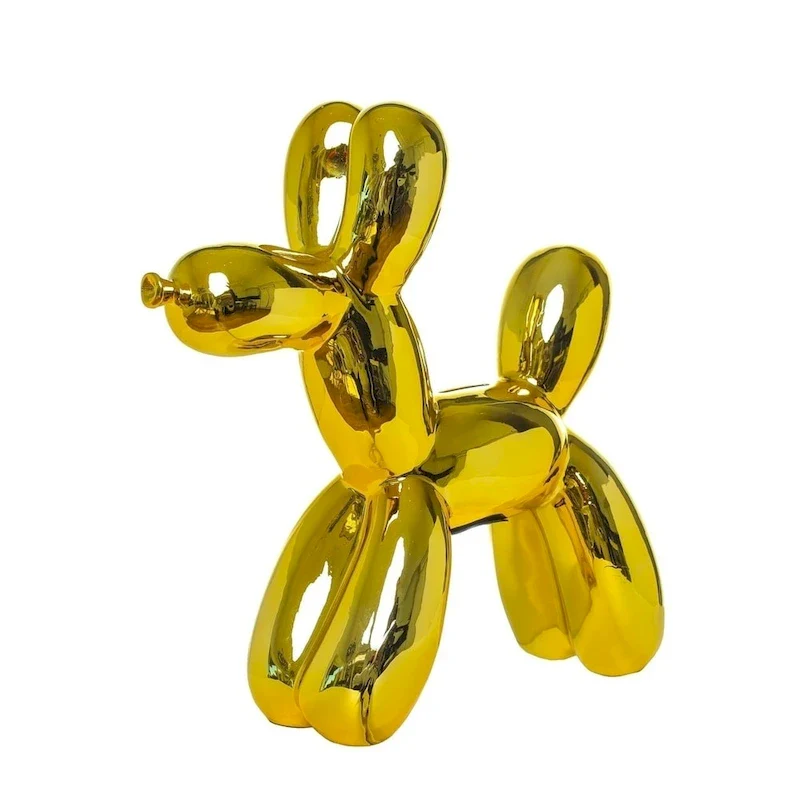 Interior Illusions Plus Yellow Ceramic Dog Piggy Bank - 12  tall