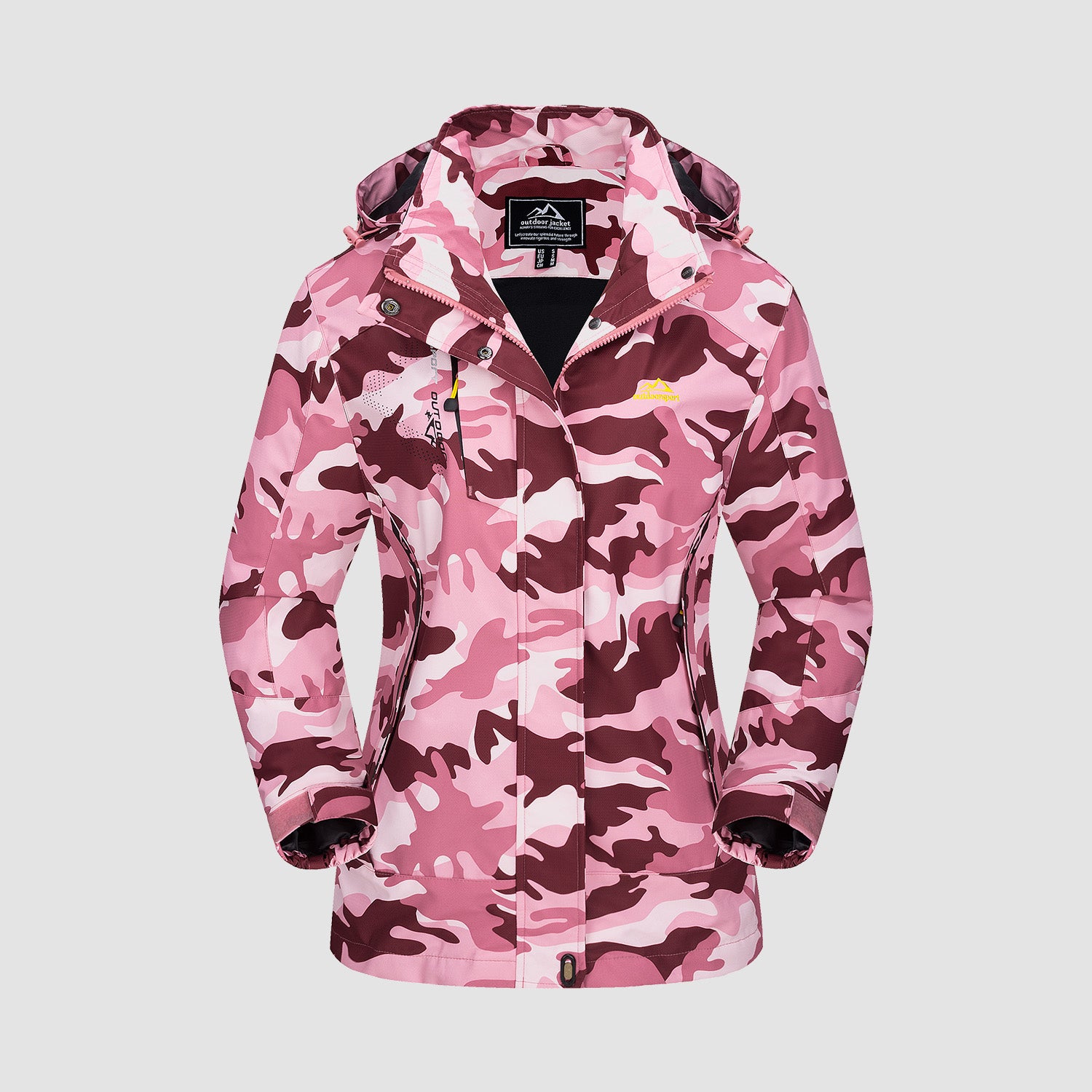 Women's Winter Coats 3-IN-1 Snow Ski Jacket Water Resistant Windproof Fleece Winter Jacket Parka