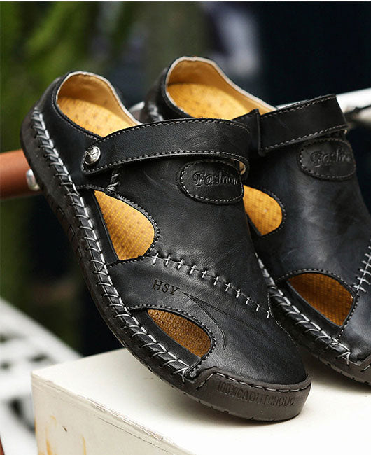 Men Slingback Hollow Out Slide Sandals