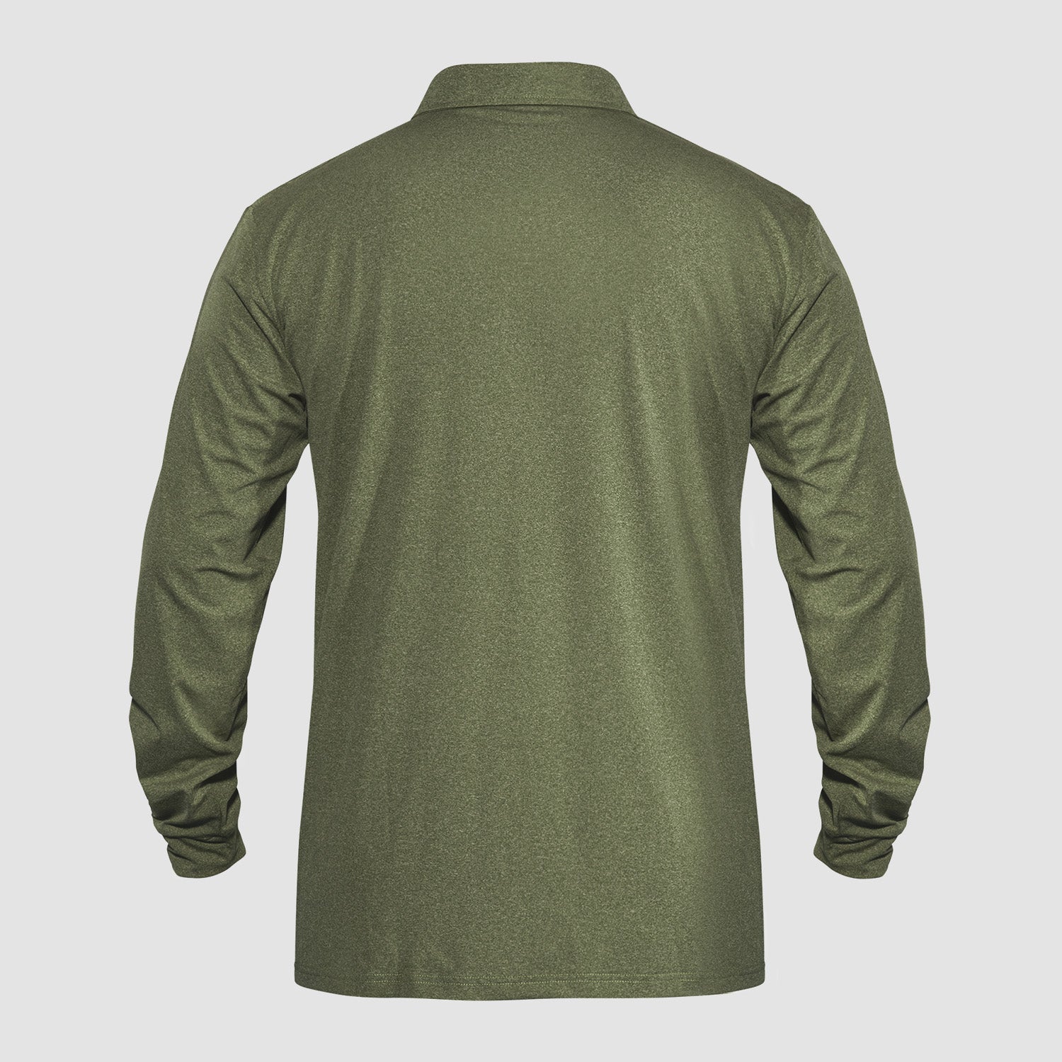 Men's Polo Shirts Long Sleeve Golf Shirts Quick Dry Performance Pique Jersey Sport