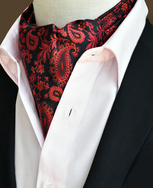Classic Cashew Jacquard British Neckline Scarf