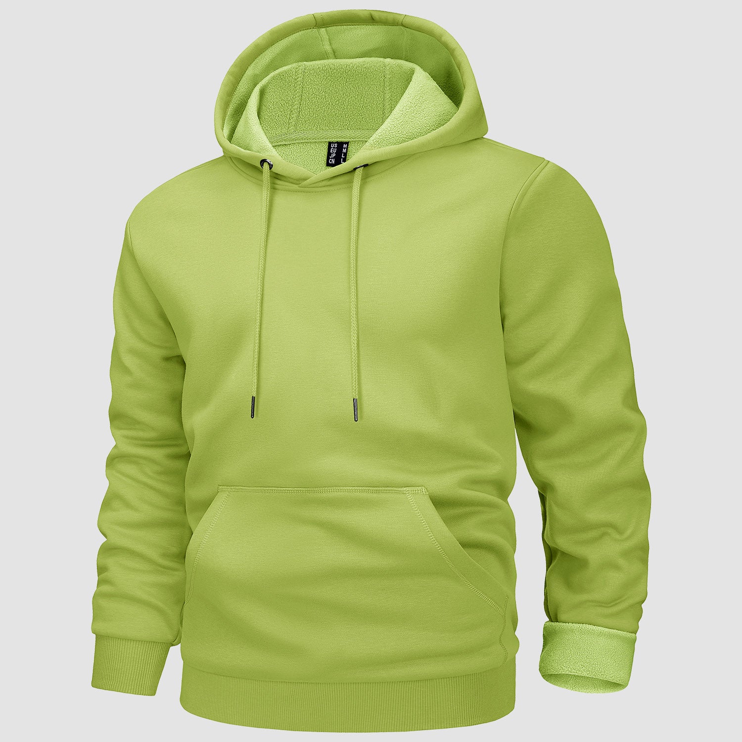 Men's Hoodies Fleece Lined Sweatshirts Casual Athletic Workout Pullover With Kanga Pocket