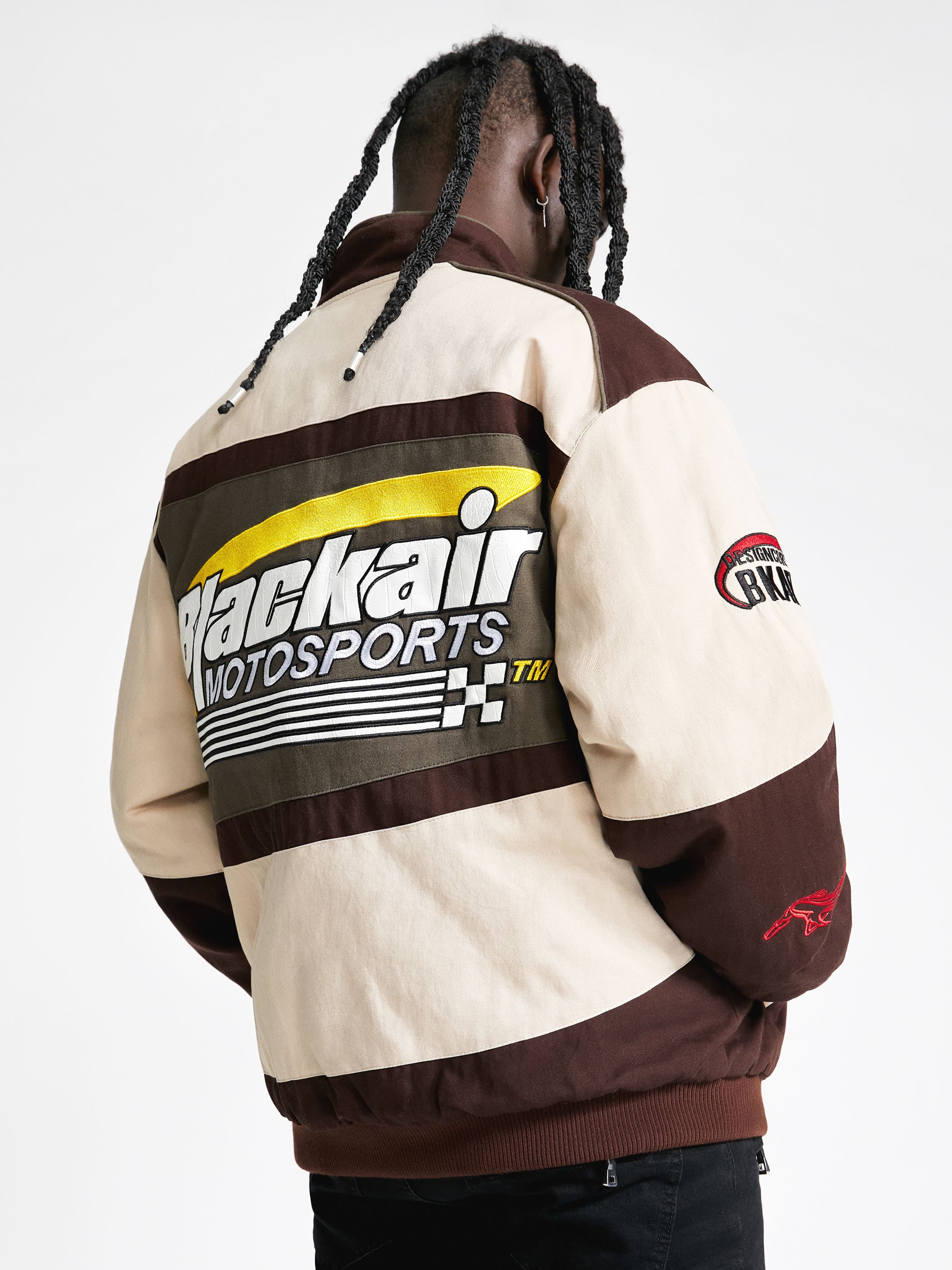 The Vimiaparty Retro Style Quilted Racing Jacket