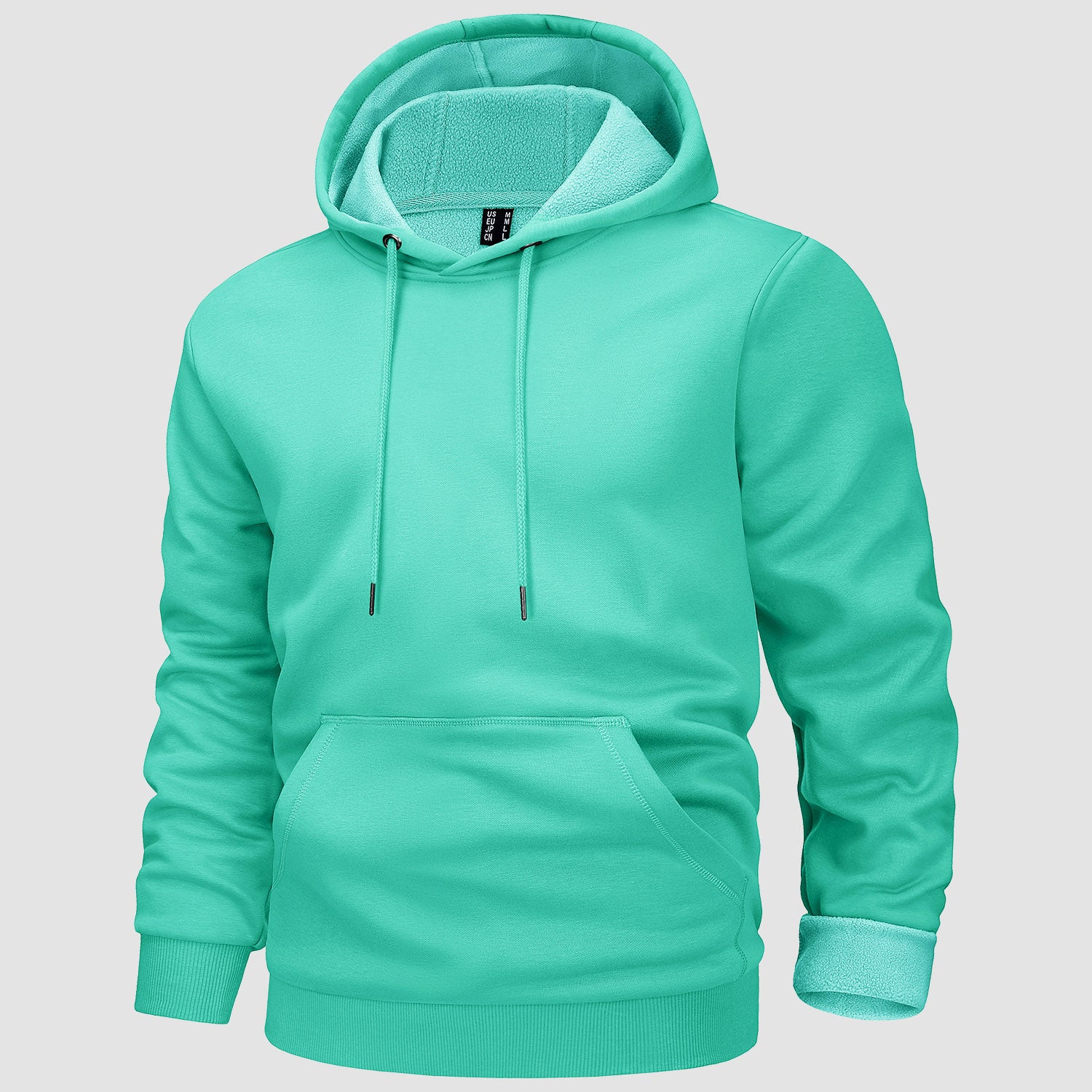Men's Hoodies Fleece Lined Sweatshirts Casual Athletic Workout Pullover With Kanga Pocket