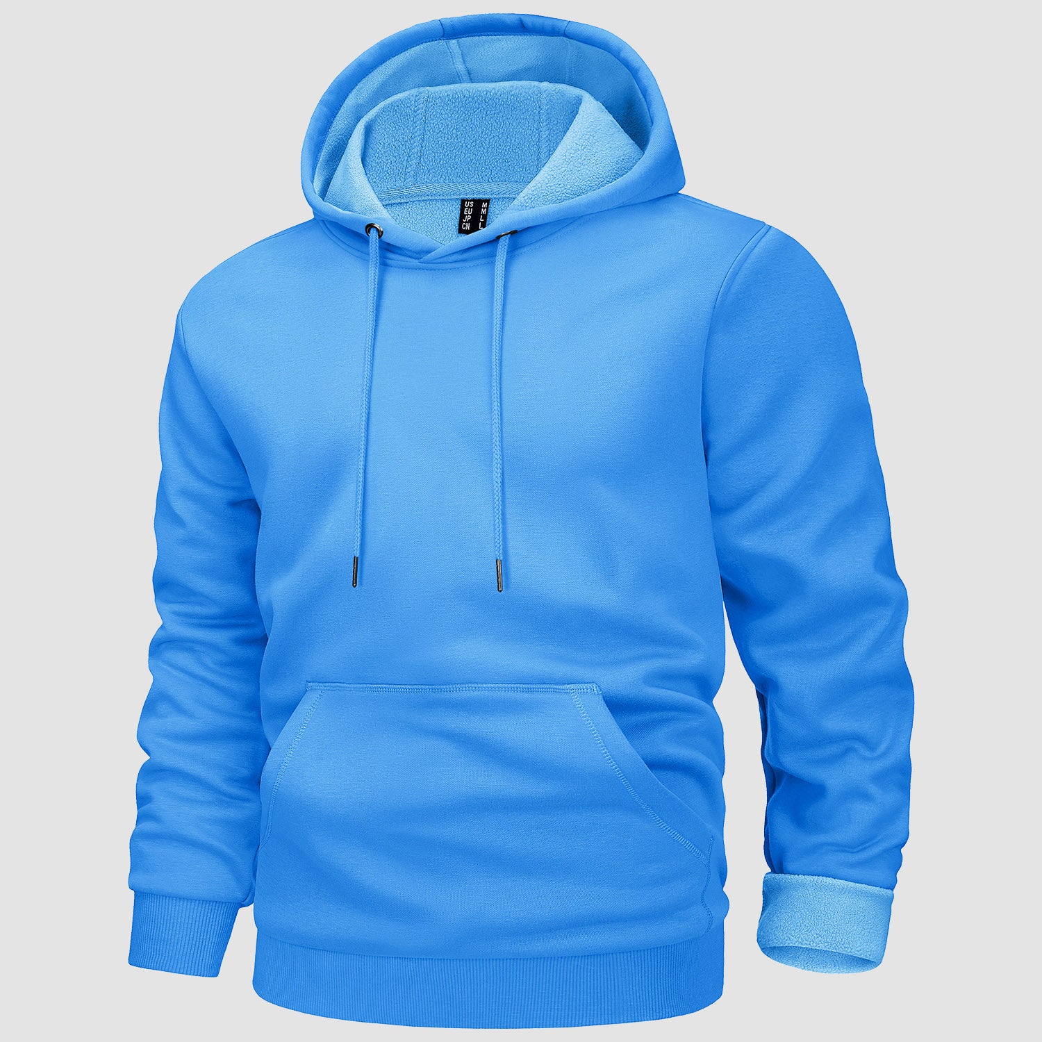 Men's Hoodies Fleece Lined Sweatshirts Casual Athletic Workout Pullover With Kanga Pocket