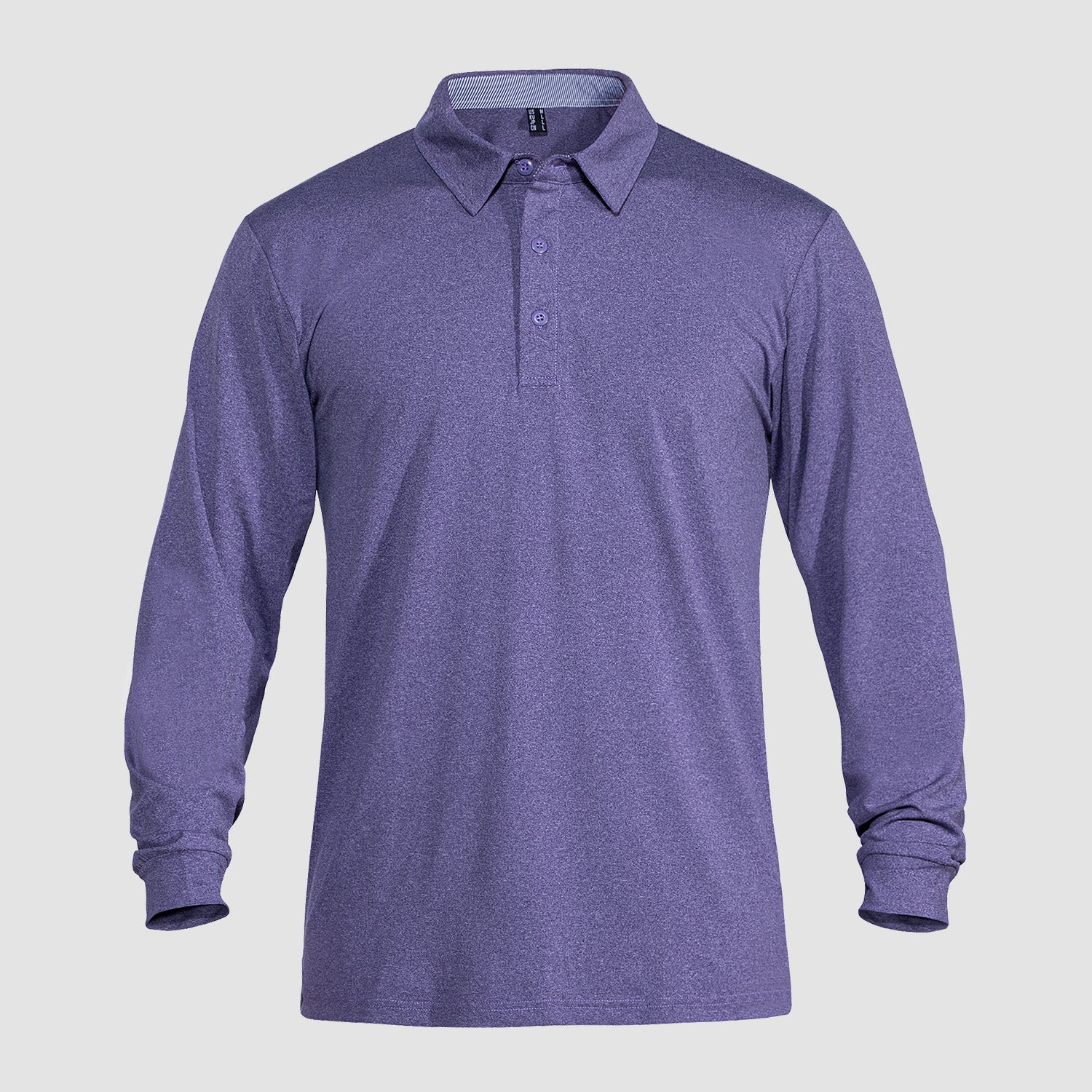 Men's Polo Shirts Long Sleeve Golf Shirts Quick Dry Performance Pique Jersey Sport