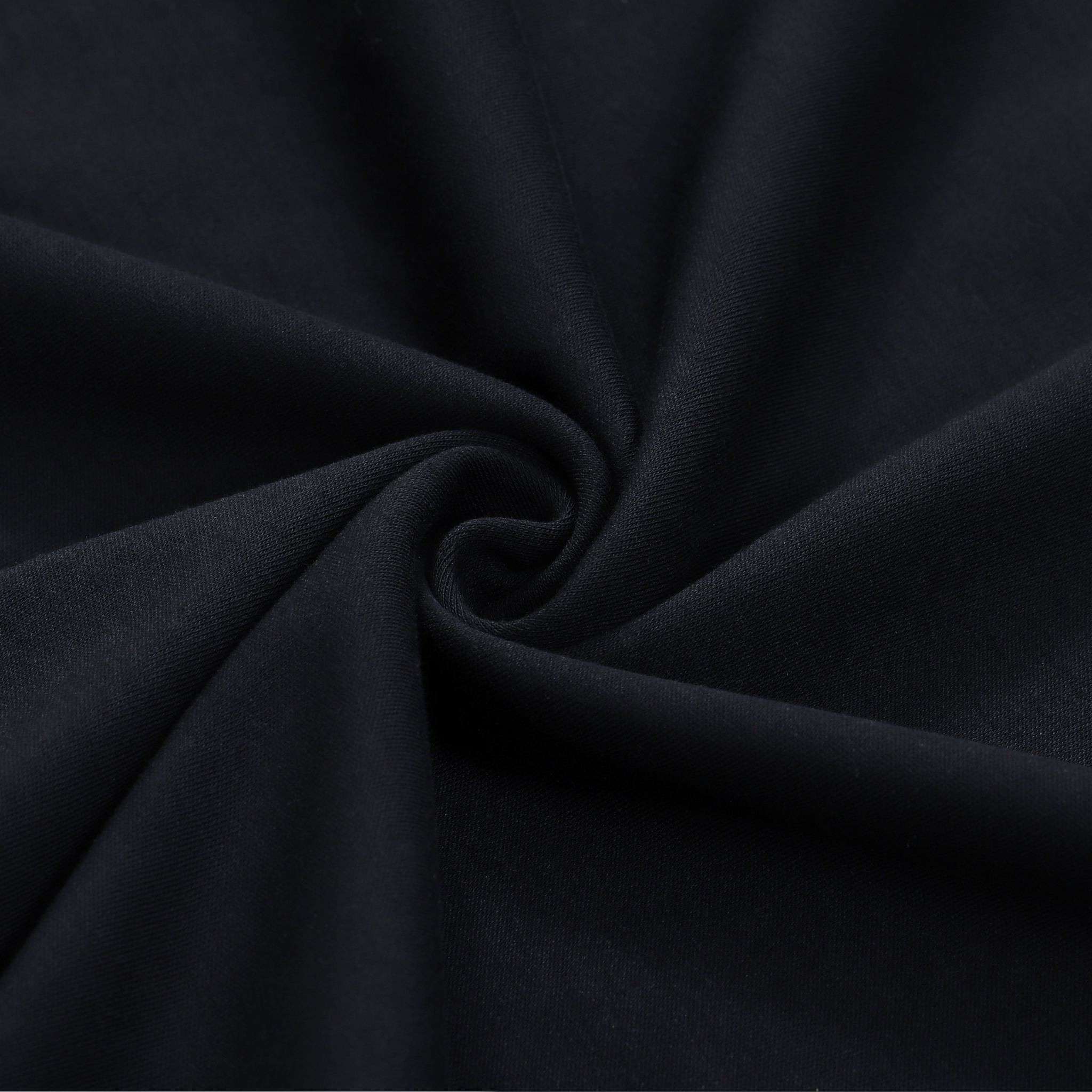 Stain-proof Crew Neck Black Short Sleeve Tee