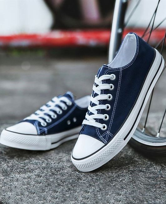 Casual Plain Strappy Breathable Canvas Flats Shoes