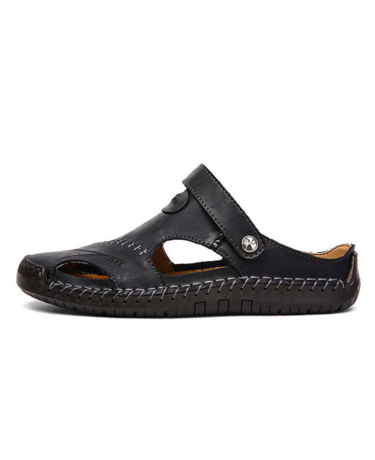 Men Slingback Hollow Out Slide Sandals