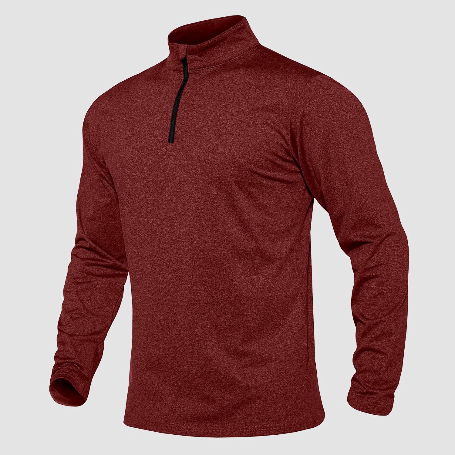 Men's Running Athletic Shirts 1/4 Zip Fleece Pullover Long Sleeve Sweatshirts for Winter