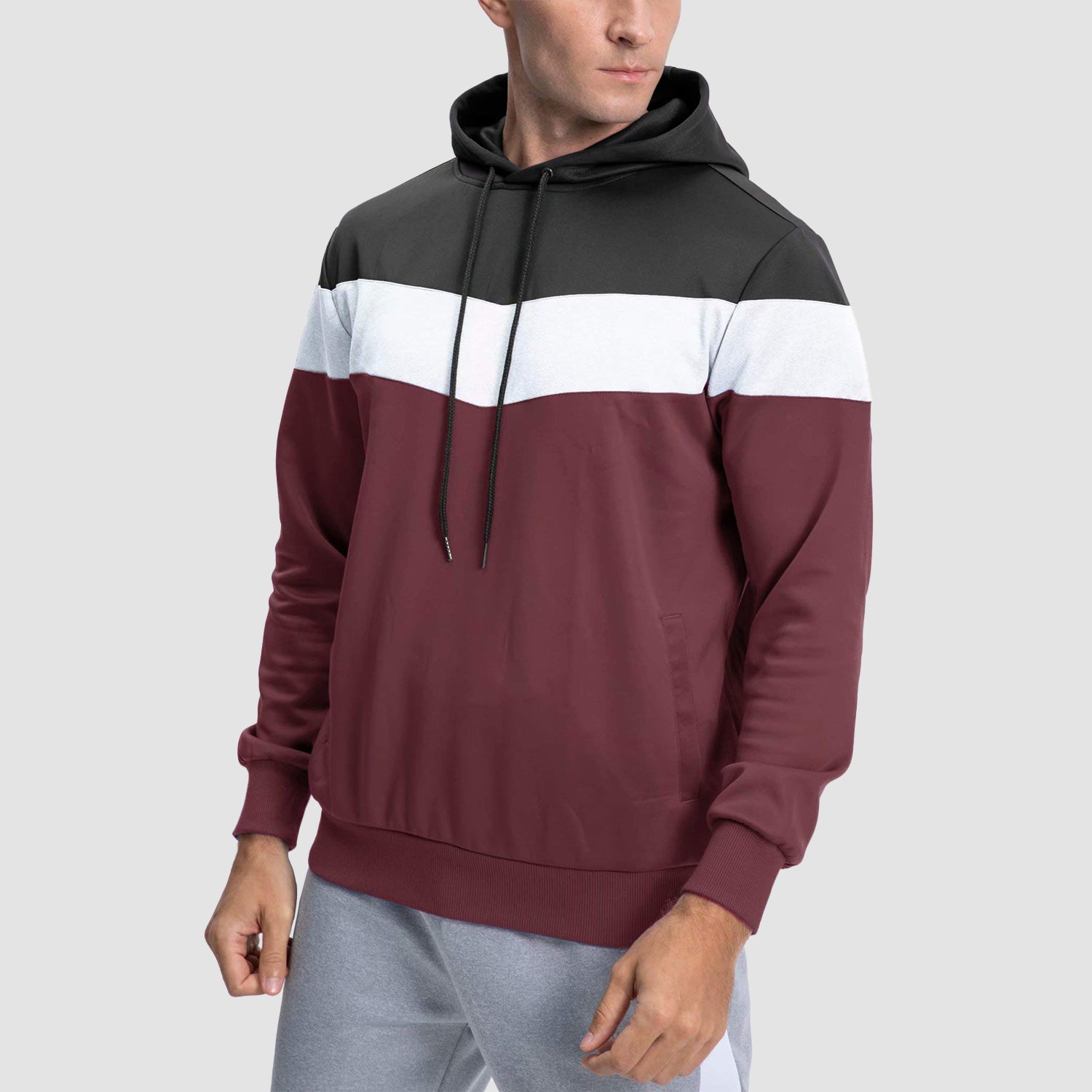 Men's Hoodie Lightweight Soft Pullover Hooded Sweatshirt