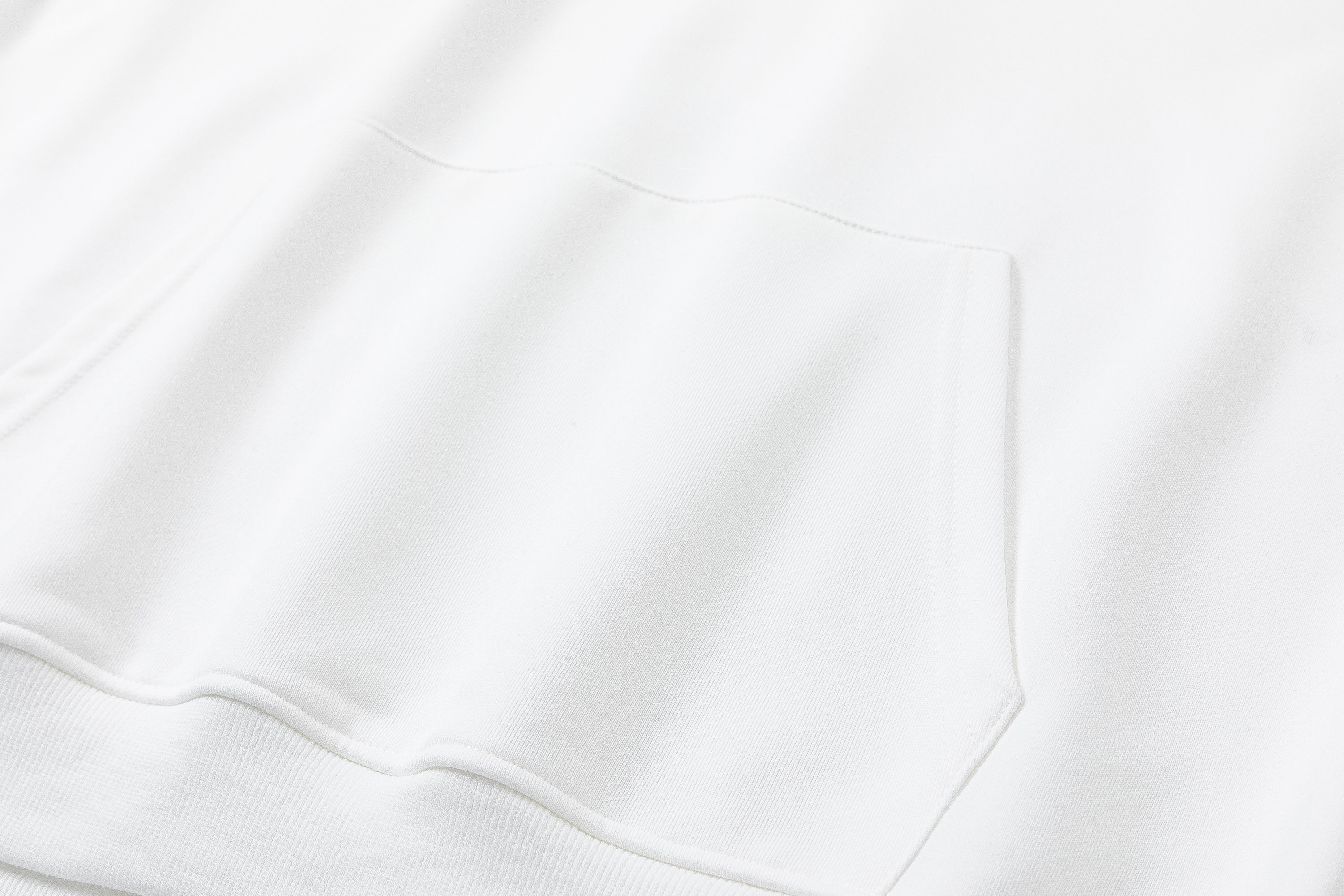 Men's Basic White Hoodie
