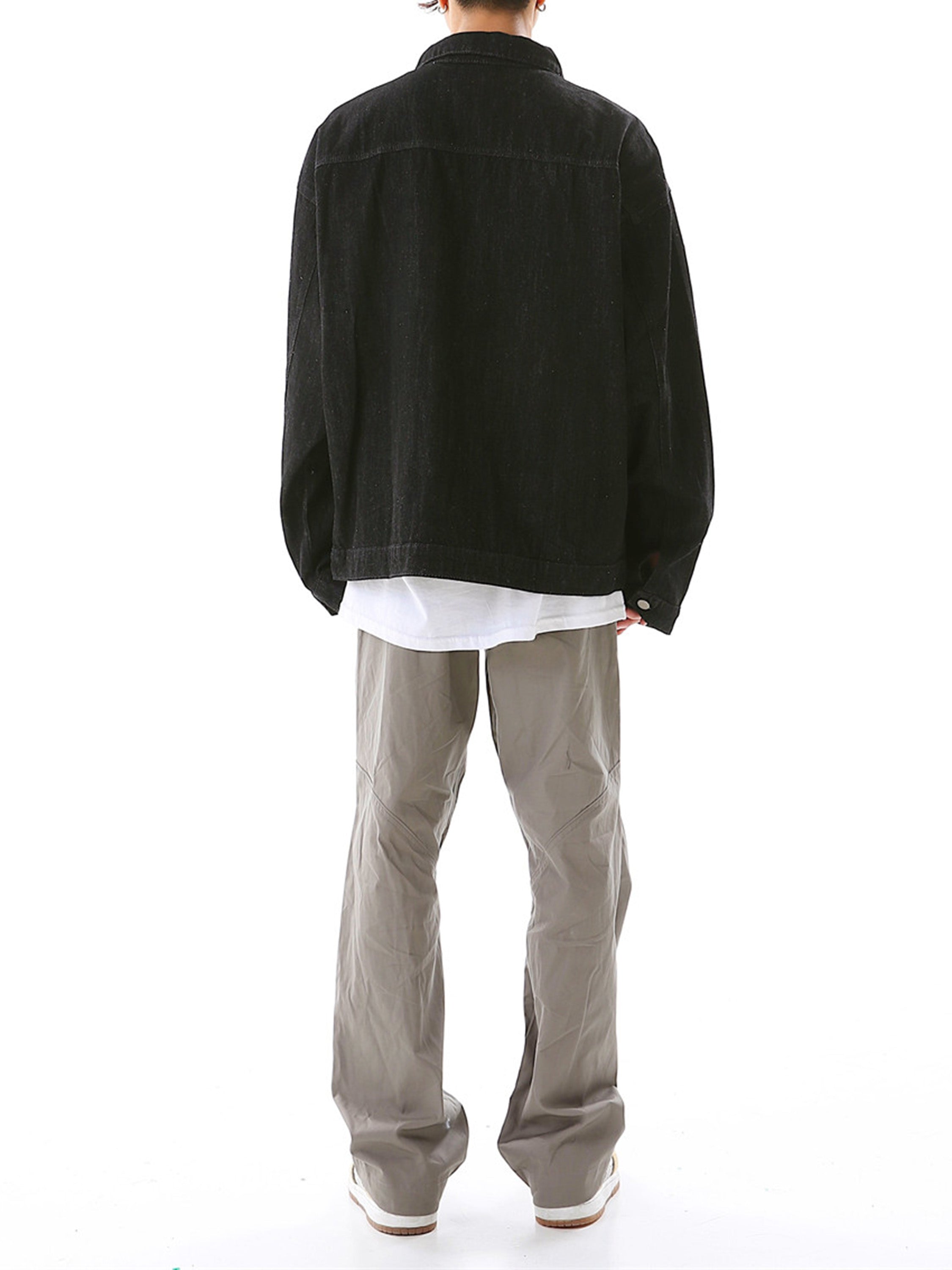 The Vimiaparty European And American Personalized Skull And Bone Embroidered Denim Jacket