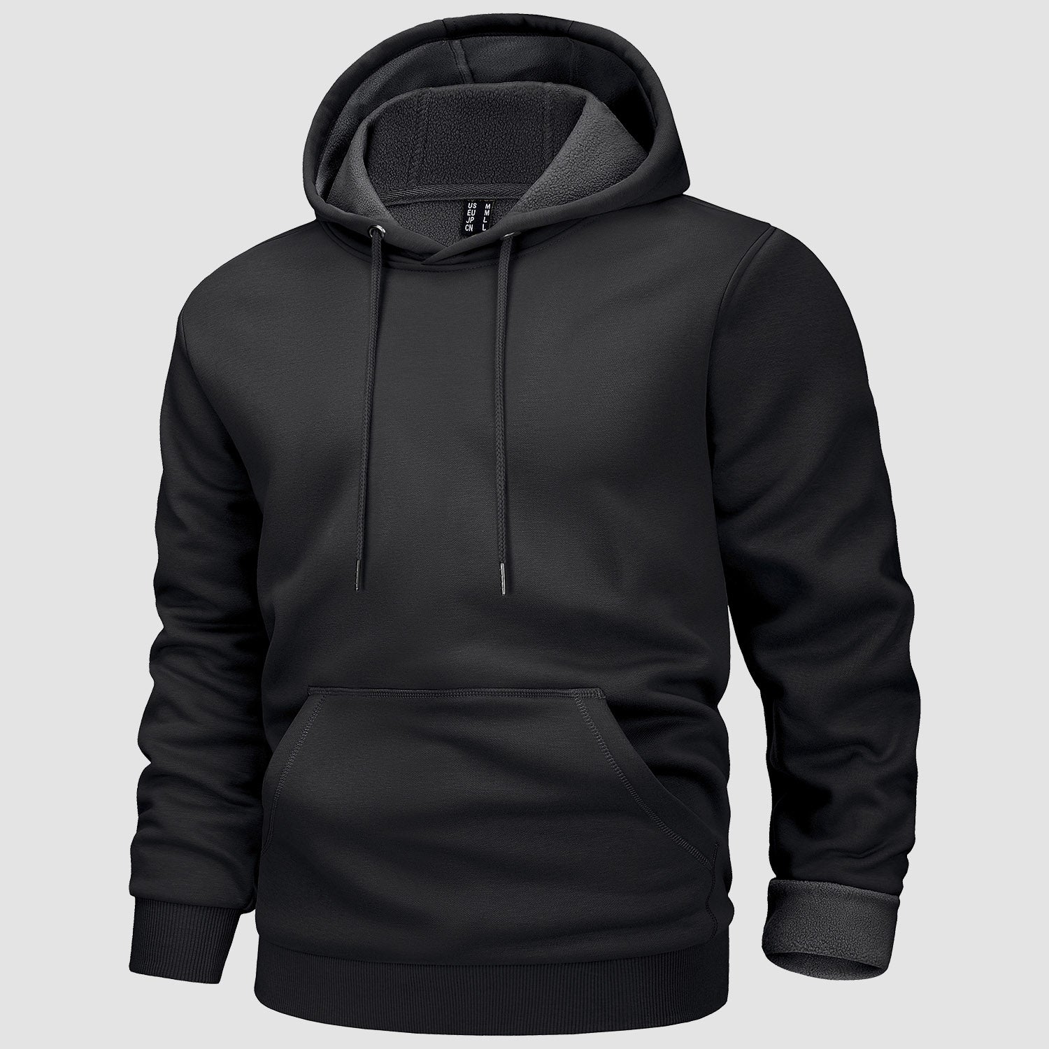 Men's Hoodies Fleece Lined Sweatshirts Casual Athletic Workout Pullover With Kanga Pocket