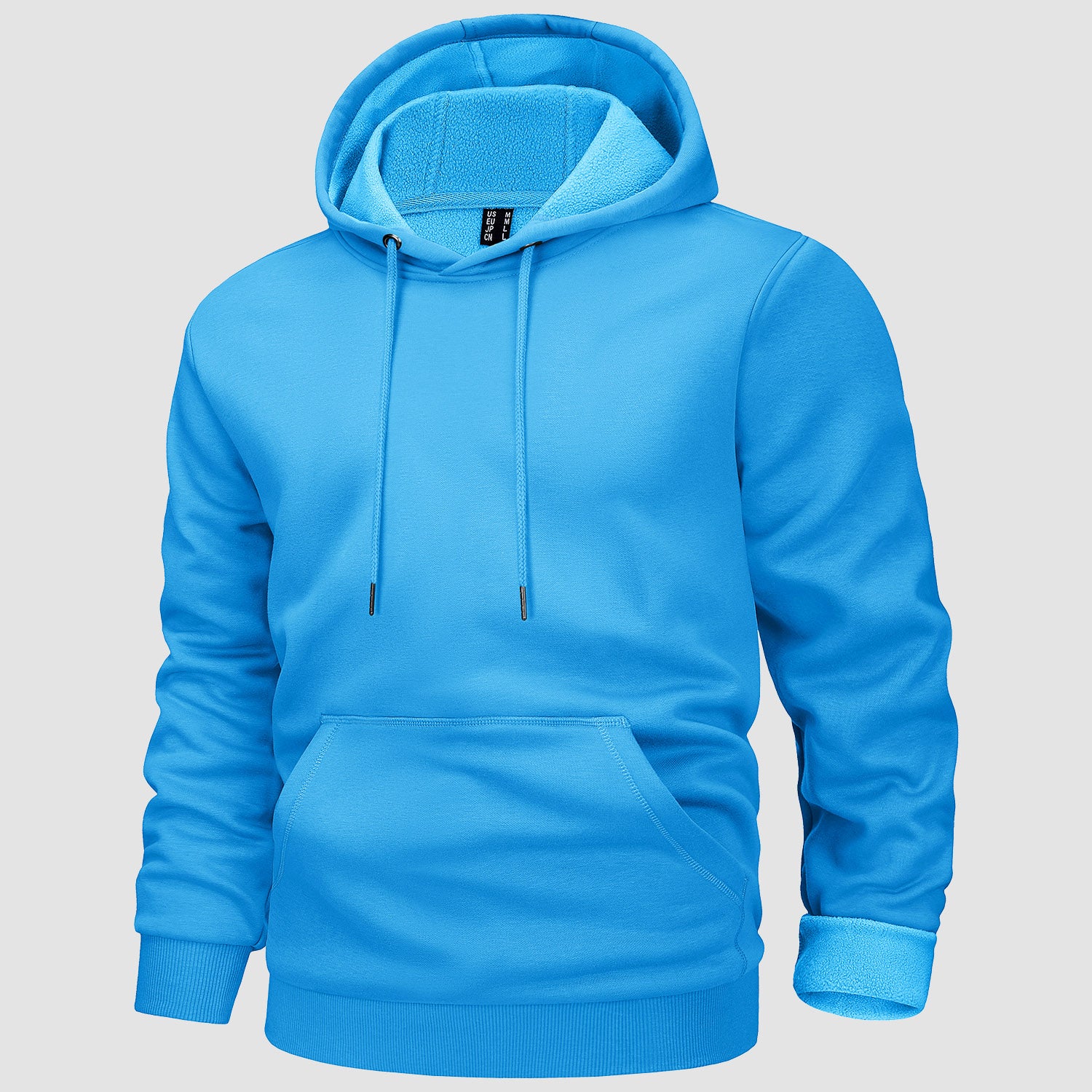 Men's Hoodies Fleece Lined Sweatshirts Casual Athletic Workout Pullover With Kanga Pocket