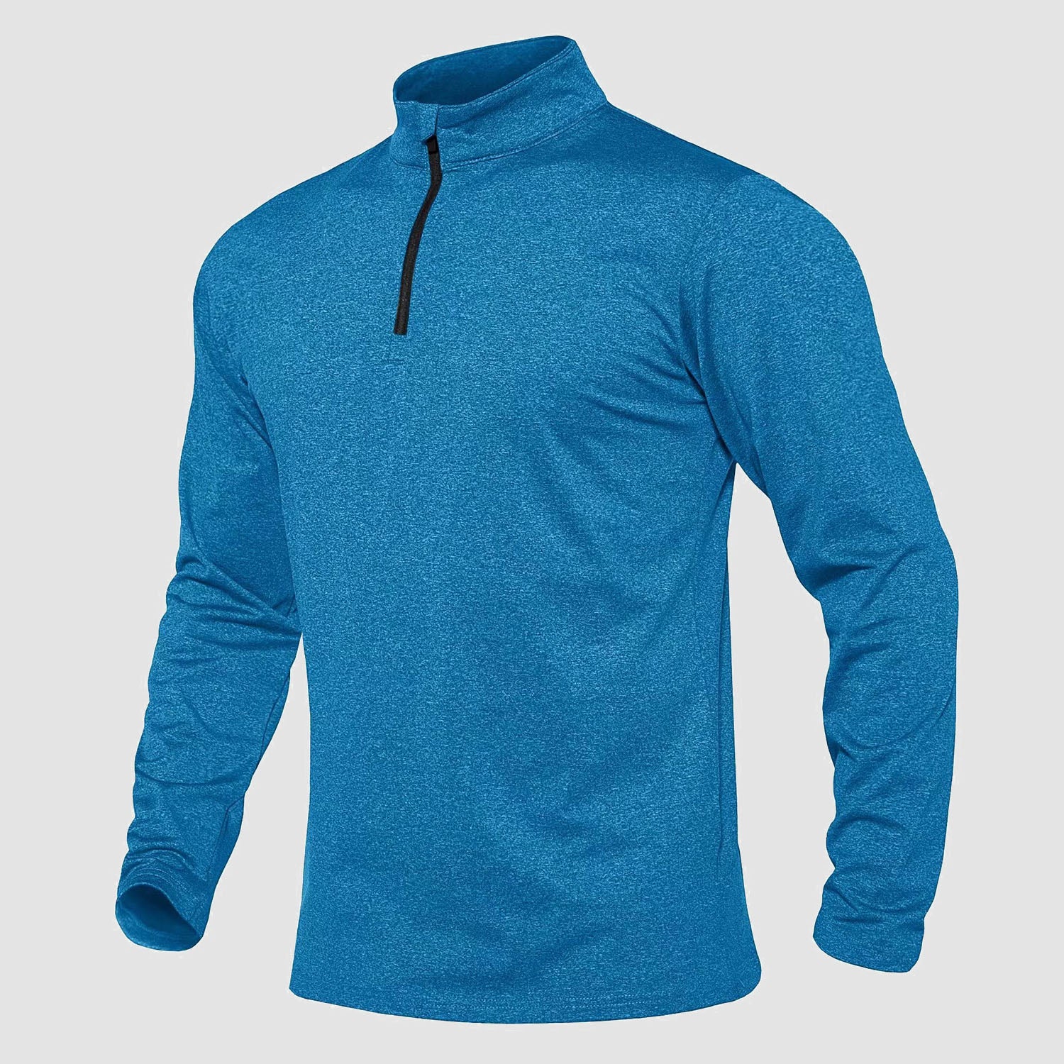 Men's Running Athletic Shirts 1/4 Zip Fleece Pullover Long Sleeve Sweatshirts for Winter